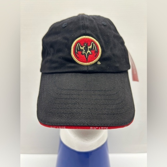 Bacardi Hat Vintage Official Baseball Cap‎ Cotton Promo Bat Adjustable NWT - Picture 1 of 10